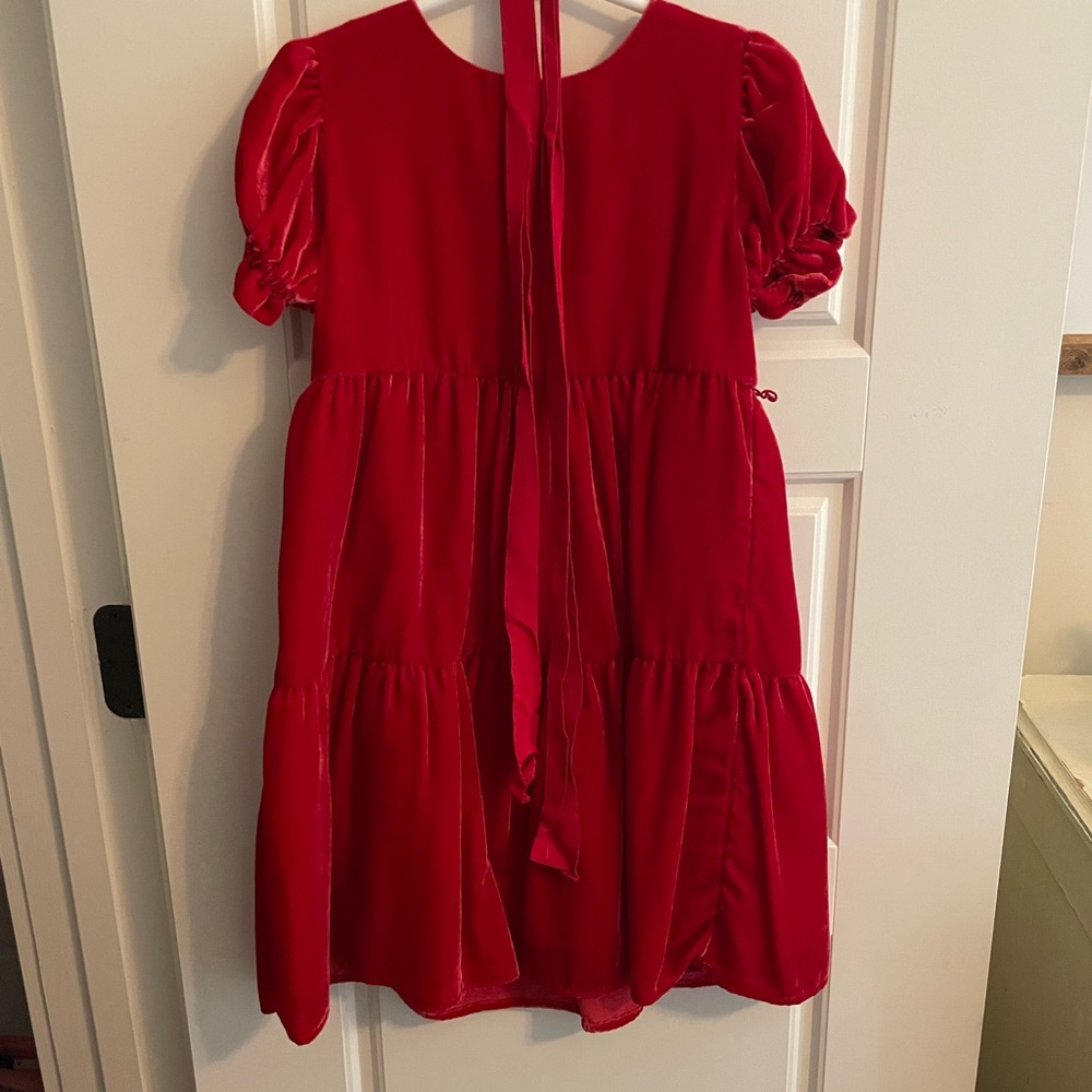 Crewcuts Vibrant Red Formal Kids Dress